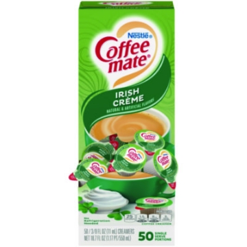 Picture of Liquid Coffee Creamer, Irish Creme, 0.38 oz Mini Cups, 50/Box