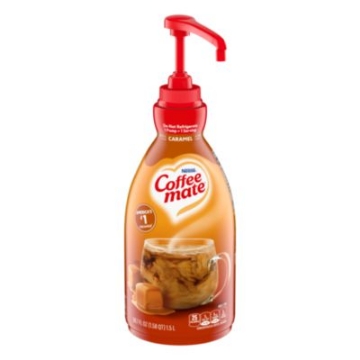 Picture of Liquid Creamer Pump Bottle, Caramel, 50.7 oz Pump Bottle