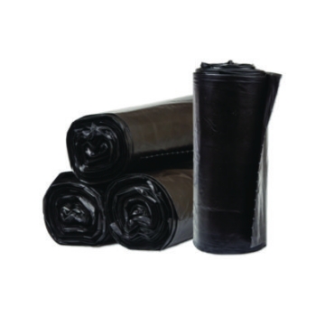 Picture of Eco Strong Plus Can Liners, 30 gal, 0.9 mil, 30" x 36", Black, 250/Carton