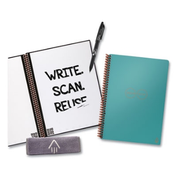 Picture of Core Smart Notebook, Dotted Rule, Teal Cover, (18) 8.8 x 6 Sheets