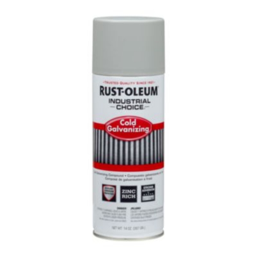 Picture of Industrial Choice Galvanizing Compound Spray, Metallic, 14 oz Aerosol Can, 6/Carton