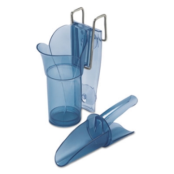 Picture of SAF-T-SCOOP AND GUARDIAN SYSTEM FOR ICE MACHINES, 6-10 OZ, TRANSPARENT BLUE