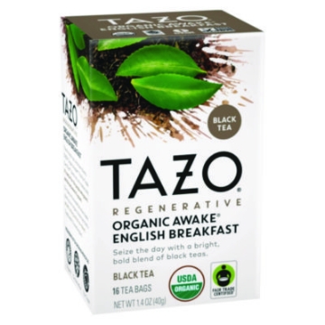 Picture of Tea Bags, Organic Awake English Breakfast, 16/Box, 6 Boxes/Carton