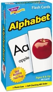 Picture of 8 Pack TREND ENTERPRISES INC. FLASH CARDS ALPHABET 80/BOX