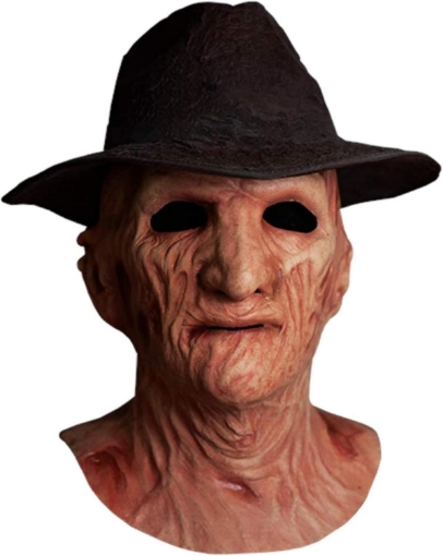 Picture of A Nightmare On Elm Street 2 Deluxe Freddy Adult Latex Mask w/Fedora Hat