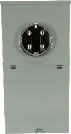 Picture of ABB TSM420CSCUP 200A MeterLoad Center • 200 Amp Outdoor Meter Socket Load Center • Combination Main Breaker • 4 Each 1 inch Breaker Spaces • Outdoor Socket • Meter Socket Integration
