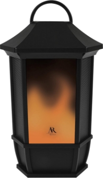 Picture of Acoustic Research Sedona 20-Watt Rechargeable Indoor - Outdoor Bluetooth Wireless Speaker w/LED Flickering Flame Light; Portable; Battery or AC Power Option