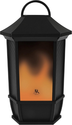Picture of Acoustic Research Sedona 20-Watt Rechargeable Indoor - Outdoor Bluetooth Wireless Speaker w/LED Flickering Flame Light; Portable; Battery or AC Power Option