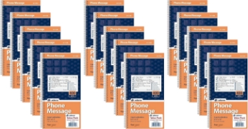 Picture of Adams Message Book/Phone Call, Carbonless Duplicate, 5.50 x 11 Inches, 400 Sets per Book (SC1154D) 15-pack of books