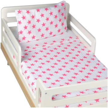 Picture of aden + anais Classic Toddler Bed in a Bag - Fluro Pink Kids Bedding Sets: Toddler Bedding, 4 Piece Set