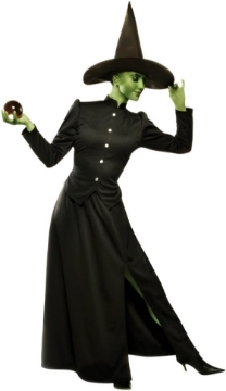 Picture of Alexanders Costumes Womens Classic Witch Black Halloween Theme Party Fancy Dress, Medium (8-10)