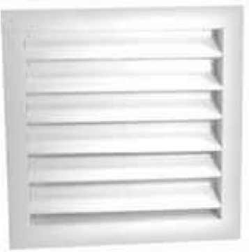 Picture of Aluminum Dual Louvers White, 12" x 12"