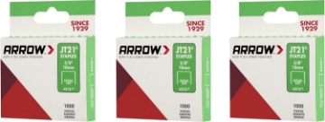 Picture of Arrow 276 JT21 3/8-Inch / 10mm Staples, 1000 Staples, Pack of 3