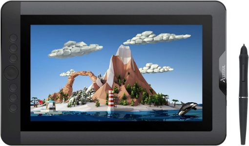 Picture of Artisul D13S 13.3 Inch Graphics Drawing Tablet with Screen with 8192 Levels Battery-free Stylus 6 Shortcut Keys and A Dial, Lightweight for On The Go