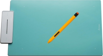 Picture of Artisul Pencil Medium Sketchpad - Digital Graphics Tablet and Pen (Turquoise Blue)