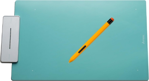 Picture of Artisul Pencil Medium Sketchpad - Digital Graphics Tablet and Pen (Turquoise Blue)
