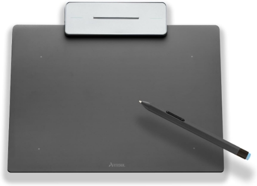 Picture of Artisul Pencil Small Sketchpad - Digital Graphics Tablet and Pen (Metallic Grey)