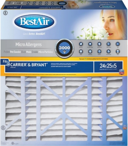 Picture of B K CB2425-13R Air Filter 24 x 25 x 5 in.- Pack of 2