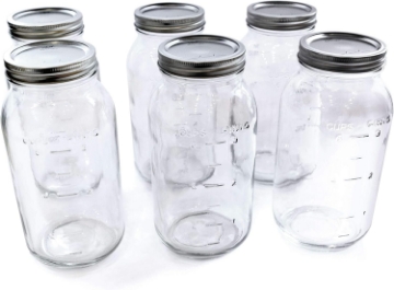 Picture of Ball 68100 Half Gallon Wide Mouth Canning Jars 6 Count