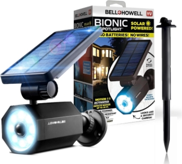 Picture of Bell+Howell Bionic Spotlight Motion Solar Spot Lights Outdoor Waterproof, Landscape Light, Outdoor Solar Yard Lighting Weather Resistant, Super Bright LED Lights, for Garden, Lawn As Seen On TV