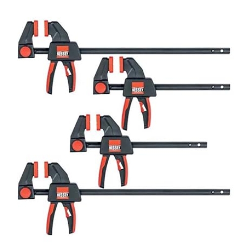Picture of BESSEY Trigger Clamp Set Containing 2 Each of EHKM06 and EHKM12 (4-Piece) RES4PK
