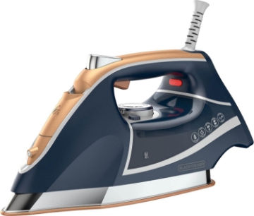 Picture of BLACK+DECKER Elite Pro-Series Steam Iron, 6 Settings 1700 Watt, Navy