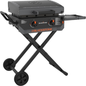 Picture of Blackstone 2401 Iron Forged 22" Griddle with Flexfold Legs, Powder Coated Steel, Black