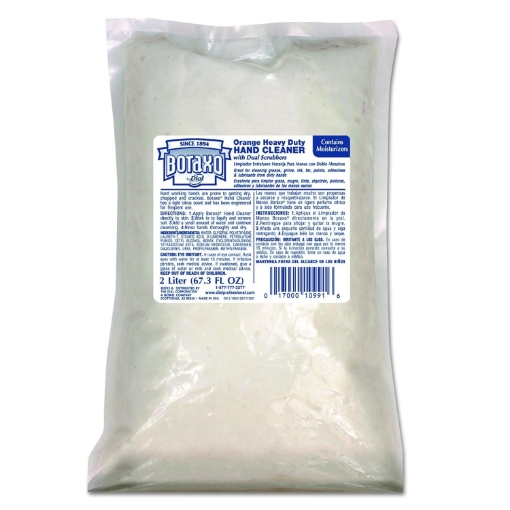 Picture of Boraxo 10991CT White Heavy Duty Hand Cleaner, 2 Liter Refill Bag (Case of 4)