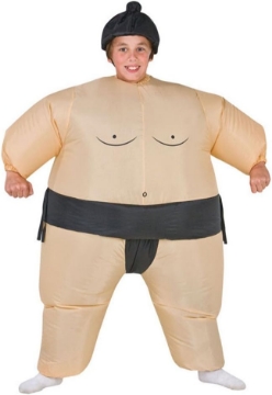 Picture of Boy's Sumo Inflatable Costume, One size fits most children.