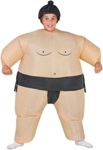 Picture of Boy's Sumo Inflatable Costume, One size fits most children.