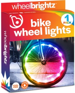 Picture of Brightz WheelBrightz LED Bike Wheel Lights - 2025 Edition with Superior Straps & LED-Weatherproof Shield! 14 Colors - Unmatched Durability, Visibility & 48+ Hours of Dazzling Illumination