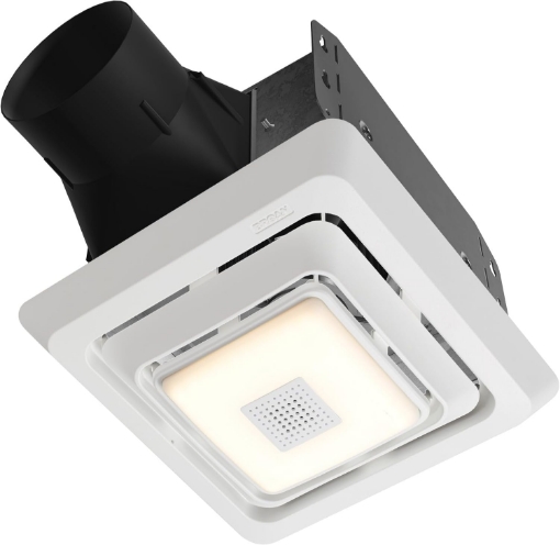 Picture of Broan-NuTone® Roomside Series Bluetooth Speaker Bathroom Exhaust Fan with LED Light, 70 CFM 2 Sones, ENERGY STAR