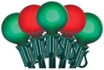 Picture of Celebrations G40 Globe Light Set Green/Red 24 25 lights