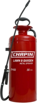 Picture of Chapin 31430 3-Gallon Lawn & Garden Series Tri-Poxy Steel Sprayer for Fertilizer, Herbicides and Pesticides, 3-Gallon (1 Sprayer/Package)