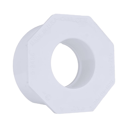 Picture of CHARLOTTE PIPE 4 x 2 SCH 40 REDUCER BUSHING SPGXS PRESSURE (1 Unit Piece)