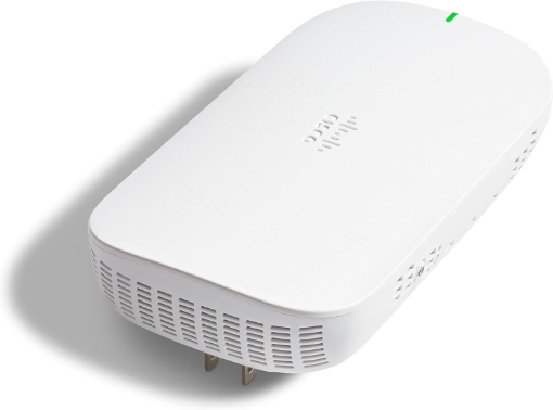 Picture of Cisco Business 151AXM Wi-Fi 6 2x2 Mesh Extender - Wall Outlet, 3-Year Hardware Protection (CBW151AXM-B-NA) | Requires Cisco Business 150AX Access Points