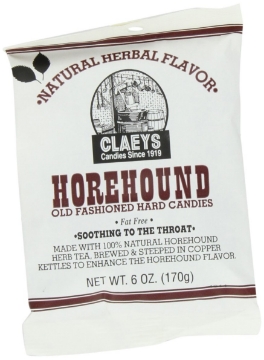 Picture of Claey's Natural Horehound Drops, 6-Ounce Packages (Pack of 12)