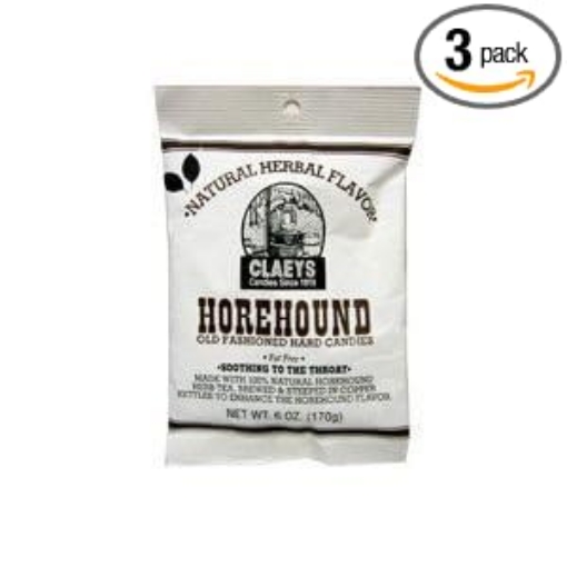 Picture of CLAEYS OLD FASHIONED HARD CANDIES HOREHOUND -6 OZ (Pack of 3)