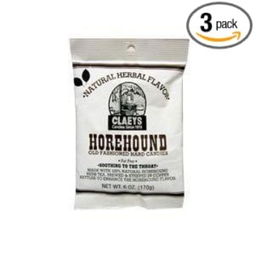 Picture of CLAEYS OLD FASHIONED HARD CANDIES HOREHOUND -6 OZ (Pack of 3)