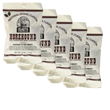 Picture of Claeys Old Fashioned Hard Candy, Horehound, 6 Ounce - 5 Pack