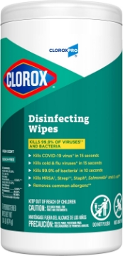 Picture of CloroxPro Clorox Disinfecting Wipes, Fresh Scent, 75 Count (Package May Vary)