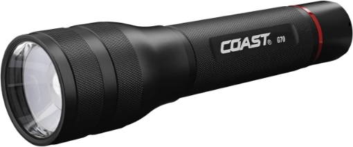 Picture of Coast® G70 1200 Lumen Pure Beam® Twist Focus™ LED Flashlight, Batteries Included