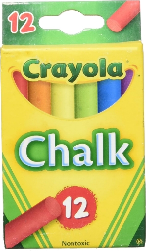 Picture of Crayola Multi Color Childerns Chalk, 12 per Pack 36 Packs per case