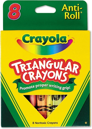 Picture of CRAYON;TRIANGULAR;AST;8/BX