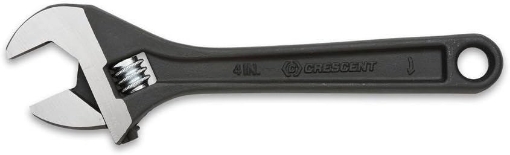 Picture of Crescent 4" Adjustable Black Oxide Wrench - Carded - AT24VS