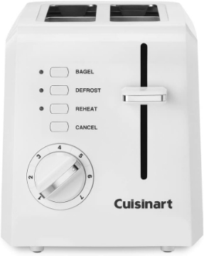 Picture of Cuisinart 2-Slice Toaster, Compact, White, CPT-122