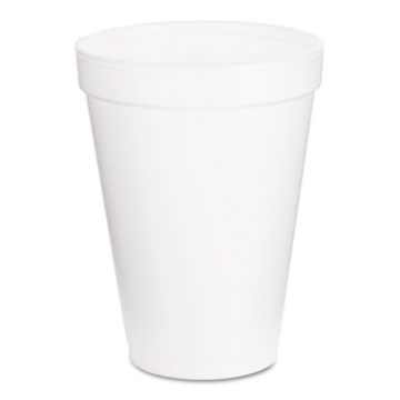 Picture of DART 12J16 12 oz Foam Cup (Case of 1000), white