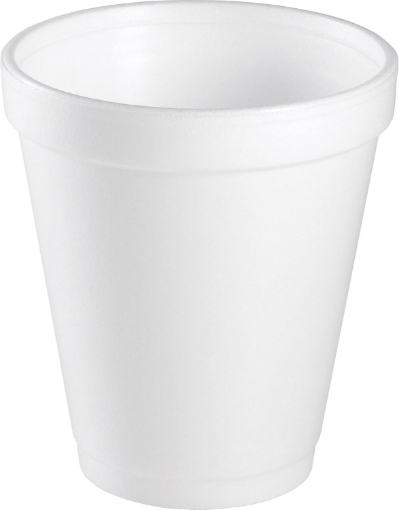 Picture of Dart® Insulated Foam Drinking Cups, White, 8 Oz, Box Of 1,000 Cups