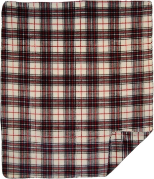 Picture of Denali Home Collection by Monterey Mills 60-Inch by 70-Inch Denali Double-Sided MicroPlush Throw, Navy Plaid