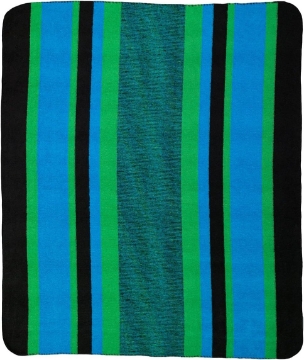 Picture of Denali Home Collection by Monterey Mills 60-Inch by 70-Inch Denali Double-Sided MicroPlush Throw, Washboard Stripes